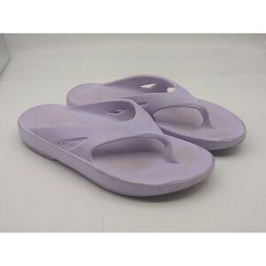 OOFOS OOriginal Sandal Recovery Flip Flop Men's 11 Women's 13 Purple stained